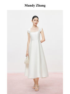 Elegant and Luxurious Summer White Dress