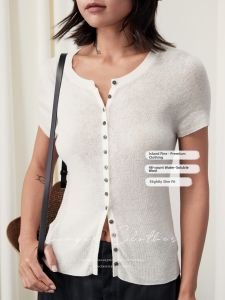 Lagur | Moisture Absorbing Wool Short Sleeve Buttoned T-Shirt
