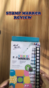 Mont Marte Kids - 2 in 1 Stamper Markers 14pc