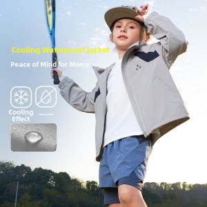Ask Junior | Breathable Sunscreen Boys Hooded Jacket