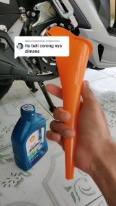 ( Free Bubblewrap ) Corong Bensin Minyak Lancip Corong Bensin Mobil dan Motor - Carzkool Nozzle Funnel