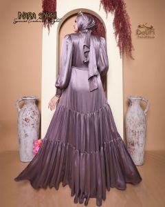 (20) BELIFI INARA Baju Gamis Syari Set Hijab Muslimah Inara Syari by Belifi . Nazra Sha