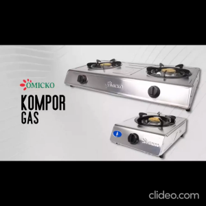 Kompor Gas 1 Tungku KM 201 / Kompor Omicko Body teflon/ Kompor Anti Karat / kompor omicko