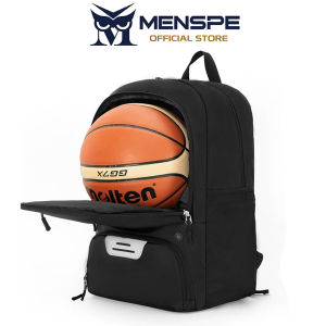MENSPE Sports Backpack Mens Fashion Oxford Cloth Backpack Water Resistant Backpack Independent Shoe/Ball Compartment Large Capacity for Students/ Outdoor Sports/Training/ Football And Basketball