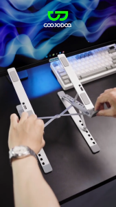 Giá Đỡ Laptop Chống Mỏi Cổ GOOJODOQ hai tầng -có thể điều chỉnh độ cao và độ nghiêngTản Nhiệt Tốt Gập Gọn cho 12.6-17.3