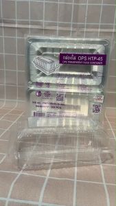 กล่องใส OPS HTP-45 ไม่เป็นไอ ธรรมดาฝาไม่ล็อค 320ml ของ 100 ชิ้น บรรจุ