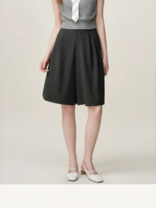 AIVEI | Celebrities Style Old Money Vibes Straight-cut Casual Shorts