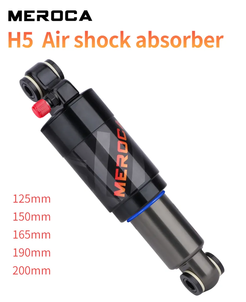 MEROCA H5 Mountain Bike Air Shock Absorber 125MM/150MM/165MM/190MM