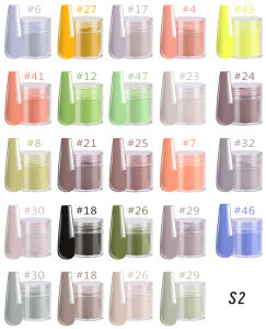 24Colors/Set Professional Nail Acrylic Powder Pink/Nude/Red Polymer for Nails Extension 3D Tips Carving French Dipping Powder *&