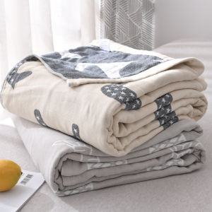 Japanese Style Gauze Towel Quilt Pure Cotton Single Double Duvet Towel Blanket Summer Blanket Thin Children Quilt Cover Blanket