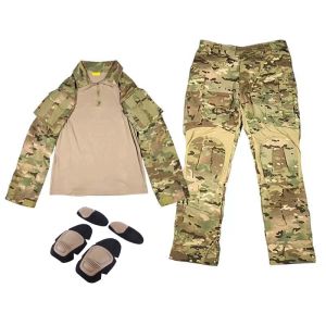 Tactics G3 Combat Outdoor Sports Camouflage Suit Scratch Resistant Wear-resistant Breathable Comfortable Combat Frog Suit