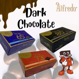 Chocolate Dark Alfredo Bar Choc Vegan Friendly [ 85% 73% 65% ] 60g