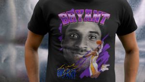 Kobe Bryant Tribute Shirts | Asian Size | Los Angeles Lakers | Cotton | NBA | Black Mamba