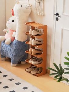 Bamboo Shoe Rack Storage Rack Multi-layer Storage Wooden Shoe Shelves Racks Organizers