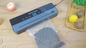 💥Send 10 sealed bags💥 Vacuum sealer machine Food sealing machine Auto vacuum packaging machine Violet light sterilization Smart touch screen Powerful suction  Household food packing  machine Compressed food sealing machine Food preservation machine