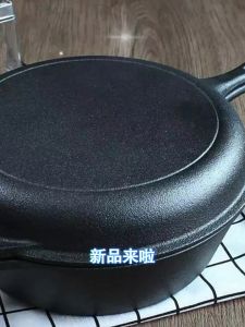 10 Inch Cast Iron Frying Pan Pre-Seasoned Fry Pan for Frying Baking Grilling Indoor Outdoor Cooking