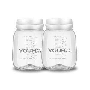 YOUHA Wide-neck Milk Storage Bottle (PP) | Set of 2