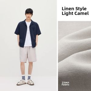 Semir | Lightweight Linen Loose Straight Five-Inch Shorts For Summer
