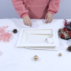 Túi giấy mặt kính đựng hoa quà tặng dày dặn sang trọng | Xiaoxingyarn