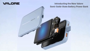 [CCC CERTIFICATION] VALORE SAFE+ PD45W 10000mAh Semi Solid State Power Bank | 45W Fast Charging | Built-In USB-C Cable