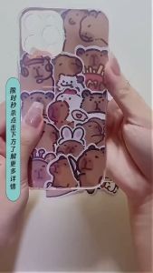 Capybara Bubble Sticker 3D 🐹 卡皮巴拉3D泡泡贴纸 Pelekat 3D Kapibara Stiker Gelembung Comel Hiasan Buku Catatan Three-Dimensional Handbook Cute Journal DIY