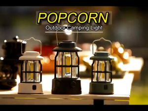 New Portable LED Camping Lantern - Waterproof Lightweight High-Quality Outdoor Light for Hiking & Fishing
