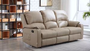 Athalia 3-Seaters Air Leather Sofa Manual Recliner/ Power Sofa Recliner