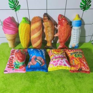 ĐỒ CHƠI NHỒI BÔNG ĐỒ VẬT ĐỒ ĂN TRÁI CÂY GẤU BÔNG HÌNH CON VẬT