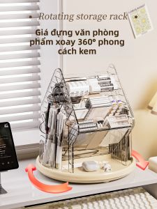 XINLE | Hộp Lưu Trữ Đa Năng Dung Lượng Lớn Trong Suốt Có Thể Xoay