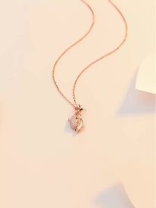 Grace Girl | Dolphin Necklace Silver Luxury Valentines Gift