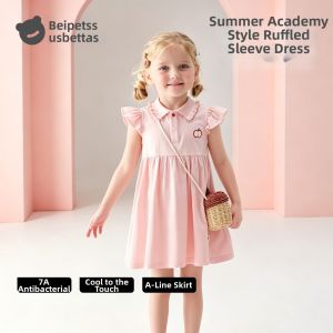 Usbettas | Summer Girls Dress Thin Polo Princess