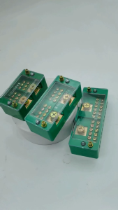 Kotak Terminal Kawat Fase Tunggal 2-IN 6/8/12-OUT FJ6/JHD Blok Terminal Konektor Kawat Rumah Tangga