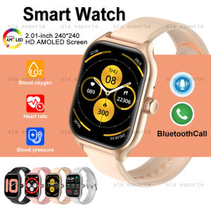 Health Smart Watch For Men Women AMOLED Screen Bluetooth Call NFC Smartwatch Heart Rate Blood Oxygen Monitoring 100+Sports Modes