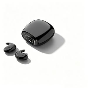 Fit Invisible Mini Earphones Ultra Light Ergonomic Design Comfortable for Side Sleeping HD Mic for Clear Calls Lightweight