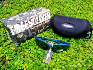 kacamata FREE SOLDIER polarized anti silau tembus air paser ikan mancing mengemudi original