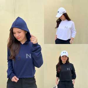 SweaterWanitaHoodieCrop/BahanFleece/SweaterWanita/AtasanWanitapolos/Atasan Wanita Simple/Atasan Wanita Termurah