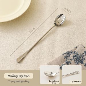 SHELI | Muỗng khuấy cà phê có tay cầm dài và chốt vuông dùng trong nhà