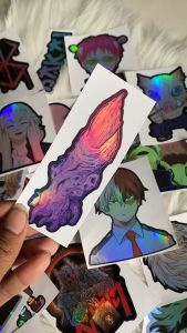 Stiker Hologram Jari Sukuna Ukuran 10 cm