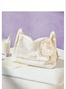 TOUTOU | Large Capacity Commuter Underarm Crossbody Bag White