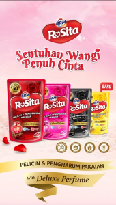 NEW! BRM Rosita Pelicin & Pengharum Pakaian 200 ml