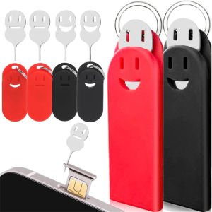 เครื่องมือปักการ์ดป้องกันสูญหายแบบตลก1ชุดพร้อมเข็มถอดเคสใส่ ซ่อน Apple Samsung IPhone