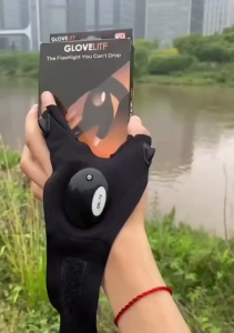 GLOVE LITE ถุงมือไฟฉาย LED ถุงมือสำหรับช่างซ่อม ตกปลากลางคืน ตั้นแคมป์ปิ้ง เดินป่า ปั่นจักรยาน 1 กล่อง / 2 ชิ้น