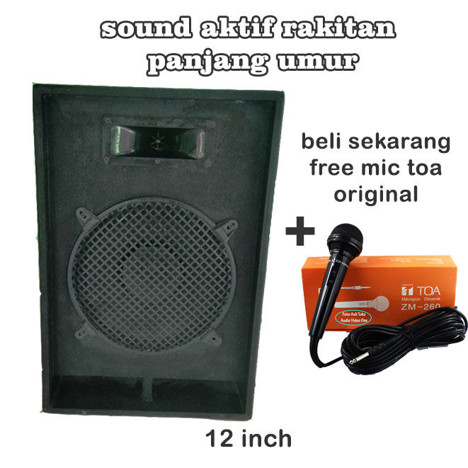 Sound System aktif 12 inch rakitan salon aktif 12 inch