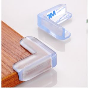 เข้าชมขอบโต๊ะซิลิโคนป้องกันความปลอดภัยสำหรับเด็ก ยางกระแทก รุ่น L