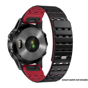 QuickFit 22mm Sport Silicone Strap for Garmin Forerunner 970 965 955 935 Replacement Watch Band for Garmin Fenix 8 47mm Bracelet