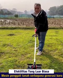 Cakar Baja Tiller Head Mini Rotary Penggembur Tanah Penyiang Gulma Power Weeder Cultivator Mesin Potong Rumput (Lahan Kering)