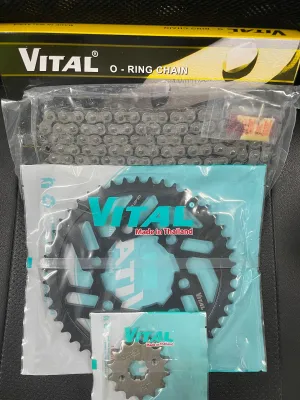Nhông sên dĩa cb150rcbr150 cùi dĩa 6 lỗ óc bộ 10ly Có Phốt chính hãng VITAL