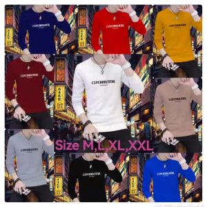 Promo Sweater Keren Crewneck Elegan Kaos Pria Trendy Sweatshirt Kasual Sweter Cowok Experimental