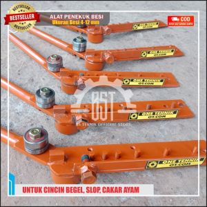 (TERLARIS) ALAT TEKUK BESI BETON Tekuk begel penekuk besi beton plat strip besi nako besi ulir tekuk behel 4 6 8 12 mm