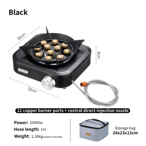 BISINNA | BISINNA Camping Stove 10000W High Power Split-Type Gas Burner Portable Windproof Outdoor Stove for Picnic BBQ Grill